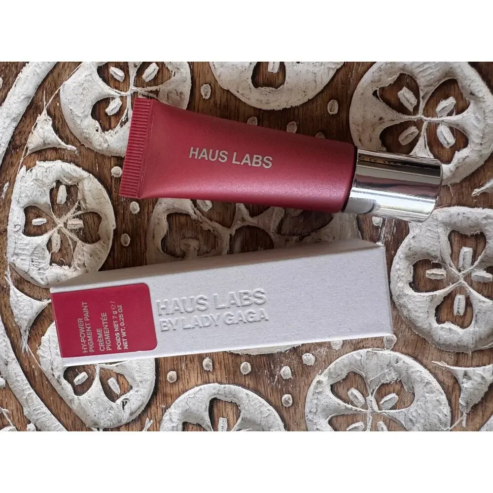 Haus Labs by Lady Gaga Hy-Power Pigment Paint Burgundy Shimmer 0.25 oz